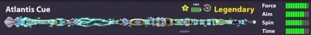 چوب لجندری Atlantis Cue ایت بال پول