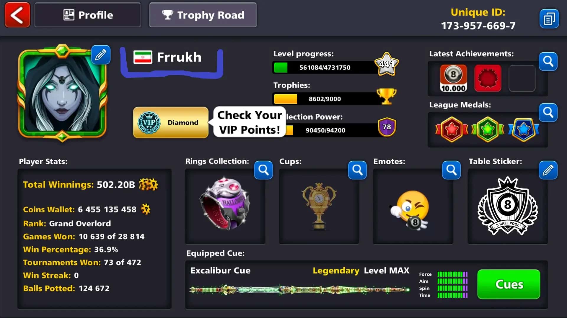 تغییر کشور اکانت بازی 8ball pool