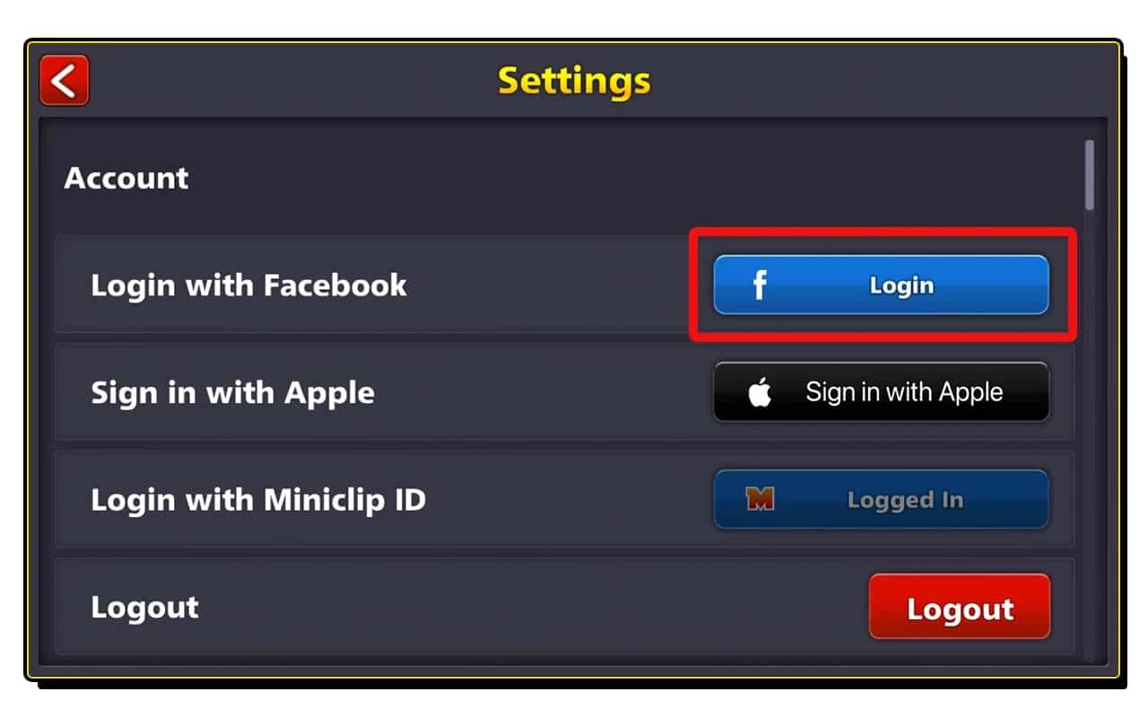 تغییر اسم در بازی ایت بال پول برای اکانت های فیسبوک